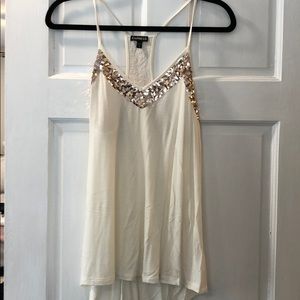 COPY - Gold sequin tank